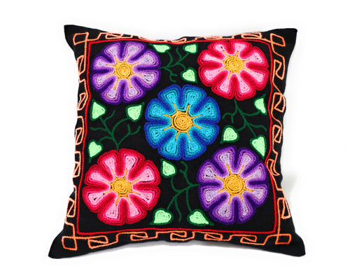 Pillow Cover Dahlias Native Flowers of the Andes 17