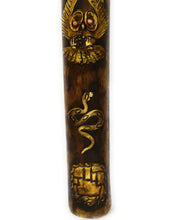 Load image into Gallery viewer, Reed Rain Stick Shaker. Inca Culture Design Rain Maker or &quot;Palo de Lluvia&quot; 15.5&quot; Tall